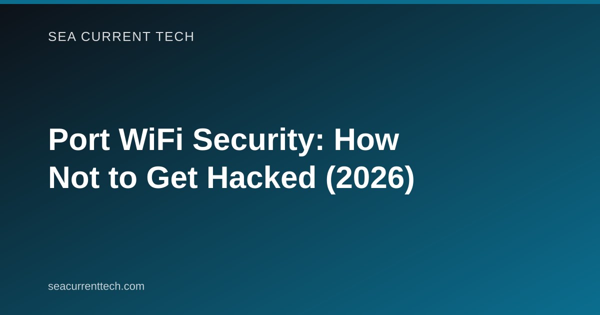 Port WiFi Security: How Not to Get Hacked (2026)